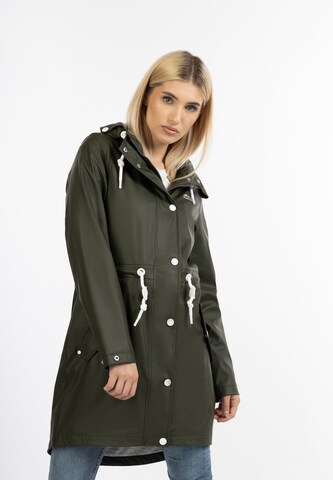 ICEBOUND Raincoat in Green: front