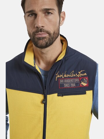 Gilet Jan Vanderstorm en jaune