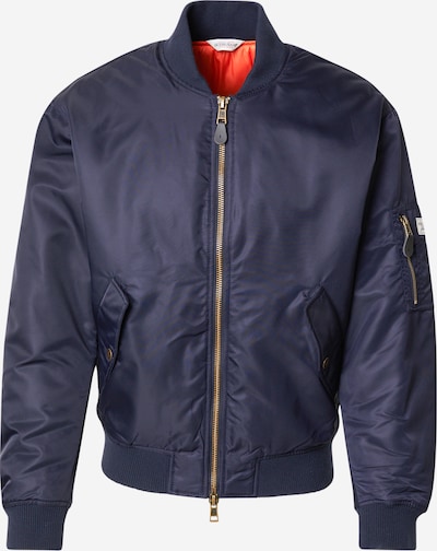 Demisezoninė striukė iš GUESS JEANS, spalva – tamsiai mėlyna jūros spalva, Prekių apžvalga