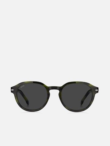 HUGO BOSS - Gafas de sol 'Hugo Boss BOSS 1721/S Green horn 50/22/145 MAN Sunglasses' en verde: frente