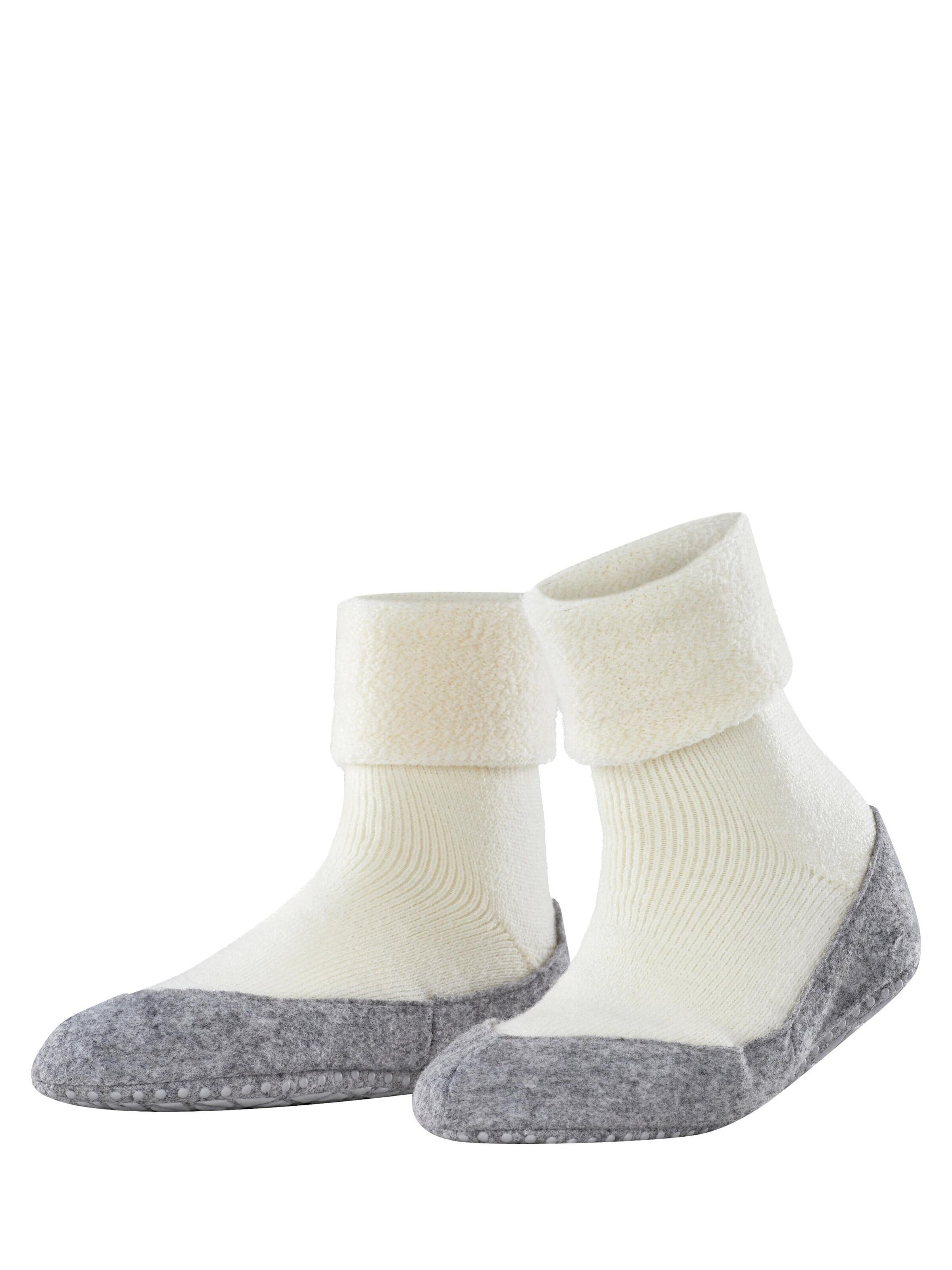 FALKE Hausschuh 'Cosyshoe'‌‌‌‌‌ in Weiß: Vorderseite