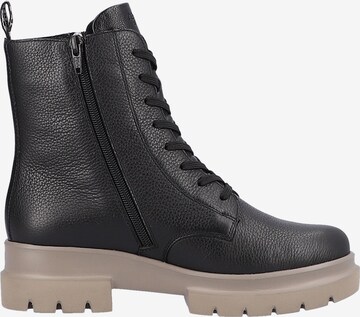 REMONTE Lace-Up Ankle Boots in Black