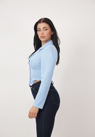 Elara Blouse in Blue