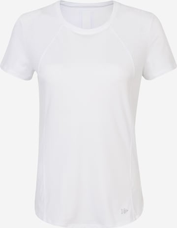 T-shirt fonctionnel 'Alice' Yvette Sports en blanc : devant