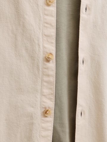 JACK & JONES Comfort fit Koszula 'JJETRISTAN' w kolorze beżowy