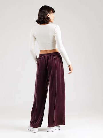 WEEKDAY Wide leg Παντελόνι σε λιλά