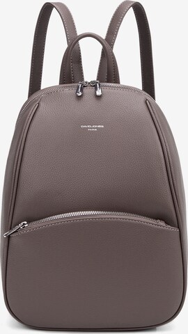Zaino 'Zaino donna Oriana Nova pelle vegana PU' di David Jones in marrone: frontale