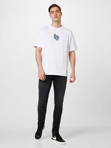 BLS HAFNIA Bluser & t-shirts 'Basket' i hvid