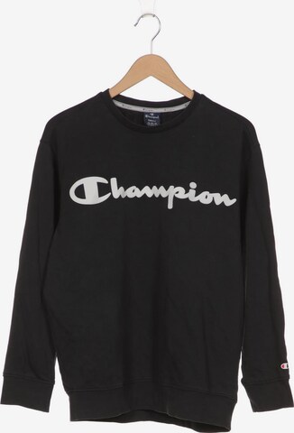 Champion Sweatshirt & Zip-Up Hoodie in S in Black: front
