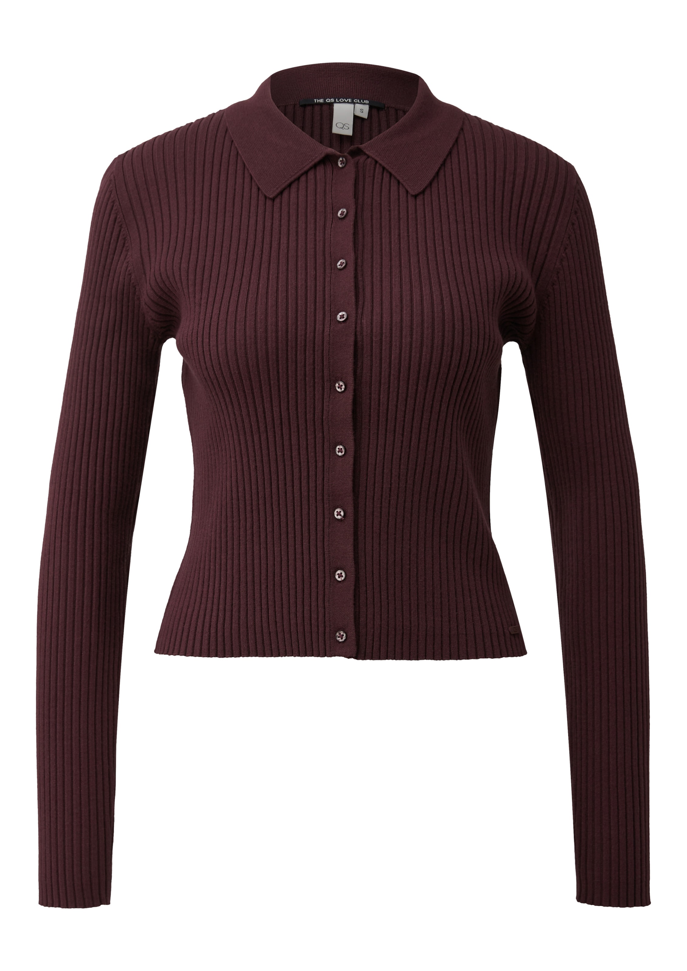 Cardigan QS en rouge : devant