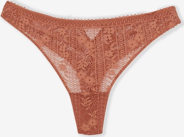 ETAM String 'Aura' in Beige: voorkant