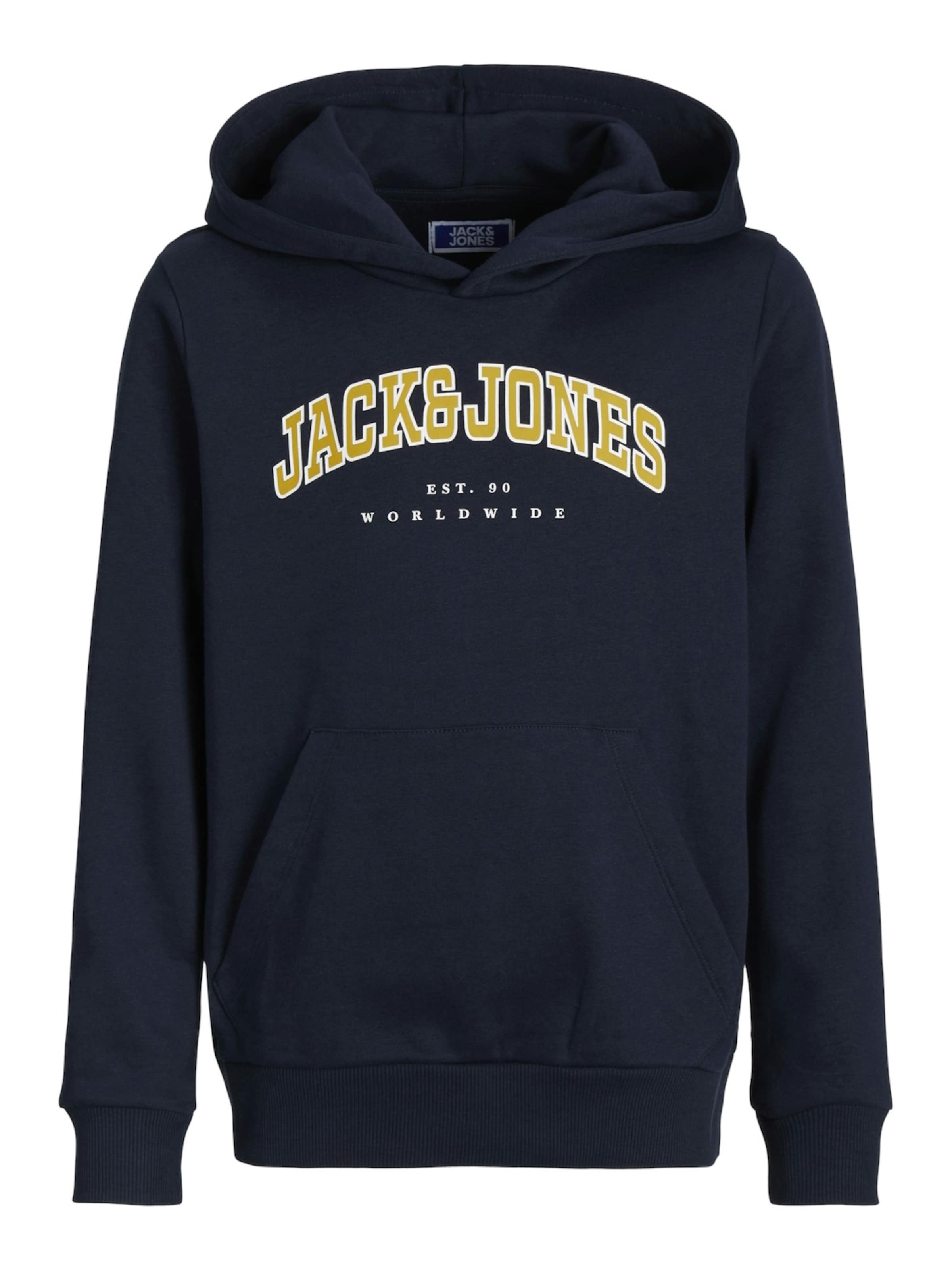 Jack & Jones Junior Sweatshirt 'Caleb' in Blue: front