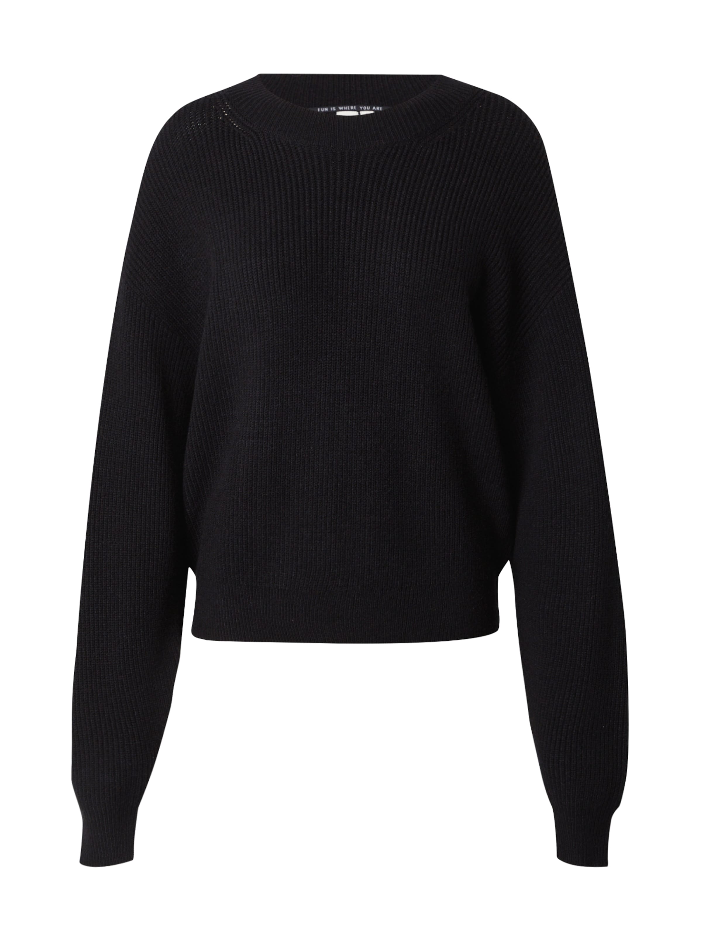 QS Pullover in Schwarz: Vorderseite