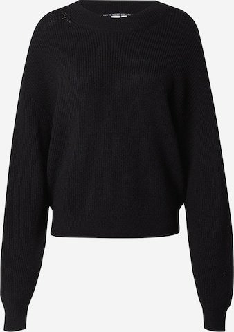 QS - Pullover em preto: frente