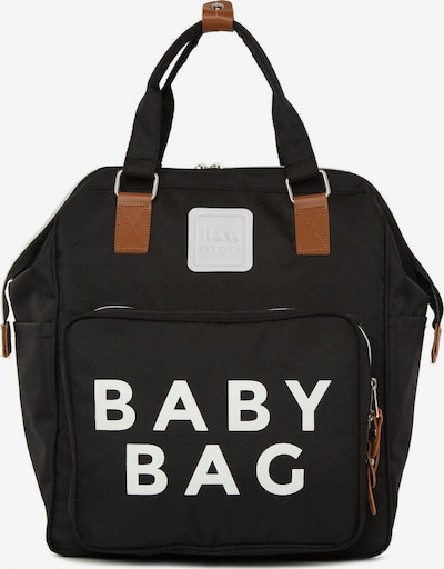 Bagmori Wickeltasche in braun / schwarz / weiß, Produktansicht