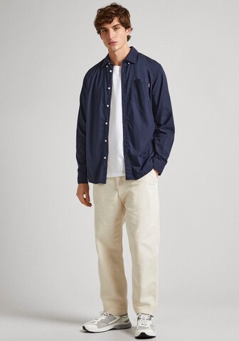 Pepe Jeans Regular fit Button Up Shirt in Blue