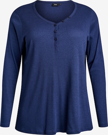 mėlyna Zizzi Pižaminiai marškinėliai 'Mliv': priekis