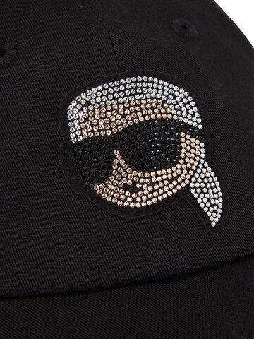 Karl Lagerfeld Čiapka 'Ikonik Rhinestone' - Čierna