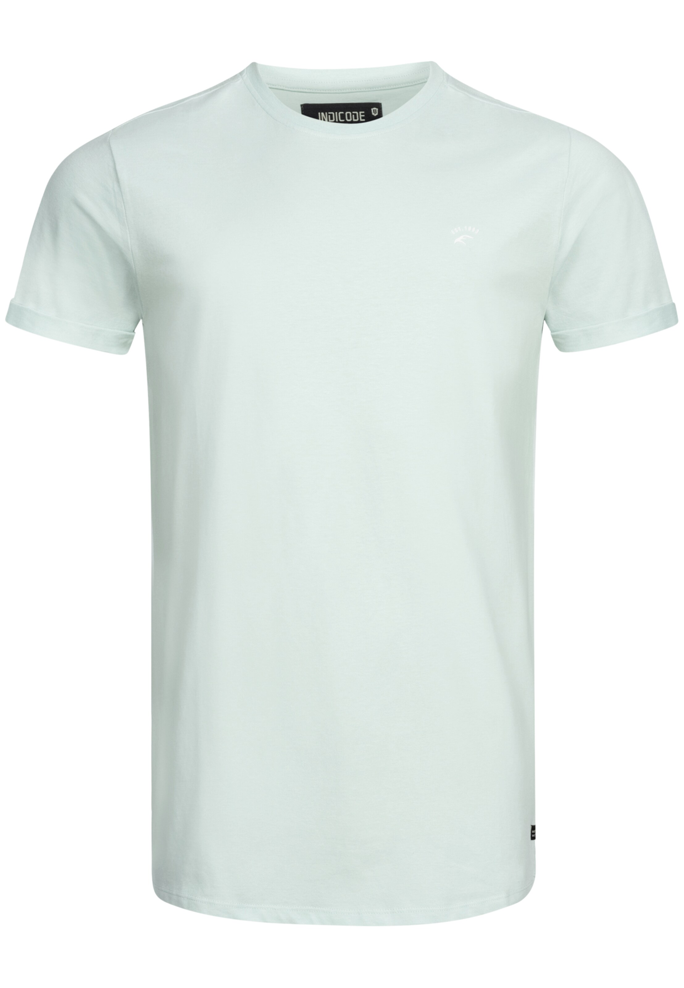 INDICODE JEANS Shirt ' Kloge ' in Blauw: voorkant