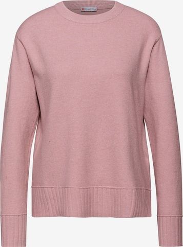 STREET ONE Sweater in Pink: front