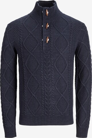 JACK & JONES Sweter 'JEAN' w kolorze niebieski: przód