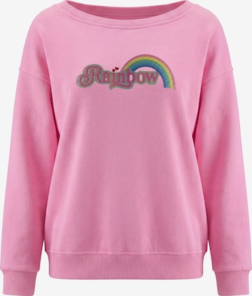 Sweat-shirt MYMO en rose : devant