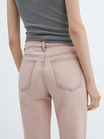 MANGO Regular Jeans 'BLANCA' i rosa