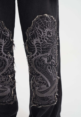 Ed Hardy - Loosefit Vaquero en negro