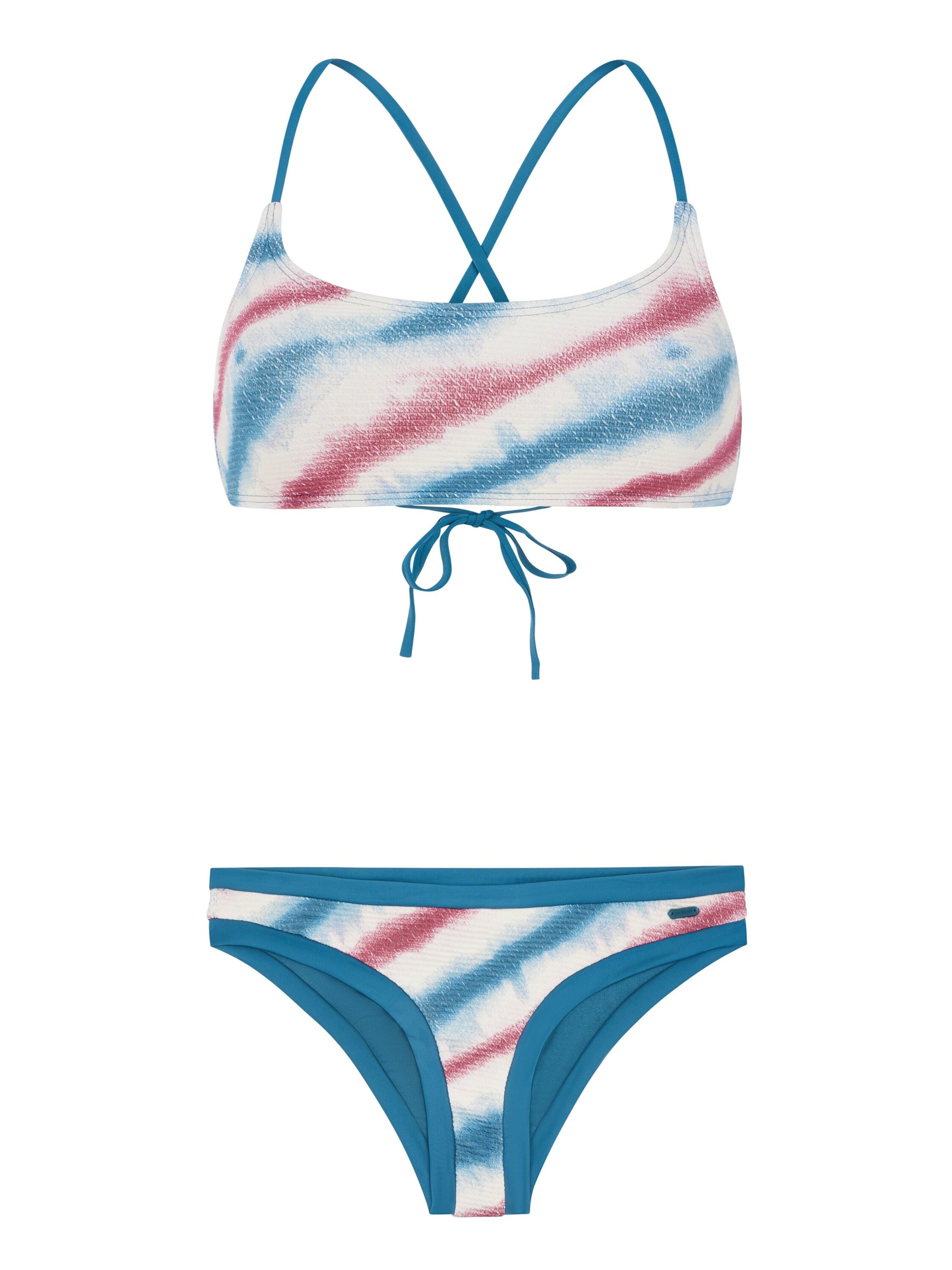 PROTEST Bustier Bikini 'PRTKIRKLEY'‌‌‌ in Blau: Vorderseite