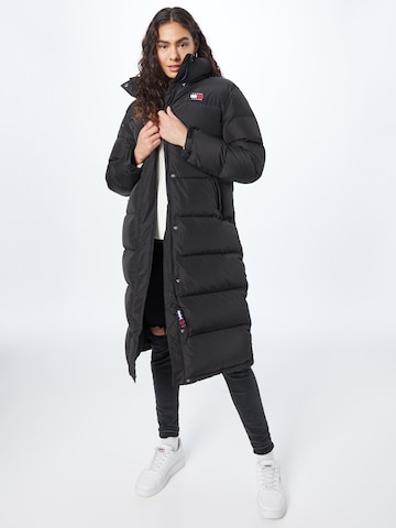 Tommy Jeans Χειμερινό παλτό 'Alaska' σε μαύρο