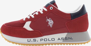 U.S. POLO ASSN. Sneaker 'CLEEF006' in Rot: predná strana
