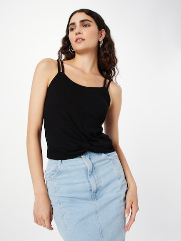 ABOUT YOU - Top 'Rose' em preto: frente