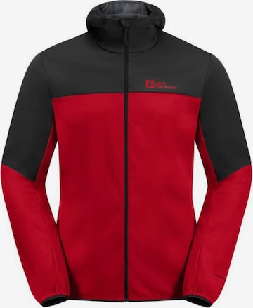 JACK WOLFSKIN Athletic Jacket 'FELDBERG' in Red: front