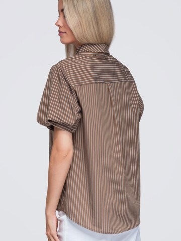 Ombre - Blusa en marrón