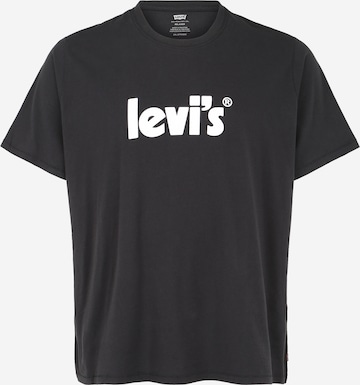 Levi's® Big & Tall Тениска в черно: отпред