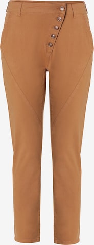 TATUUM Loose fit Pants 'Figa' in Brown: front
