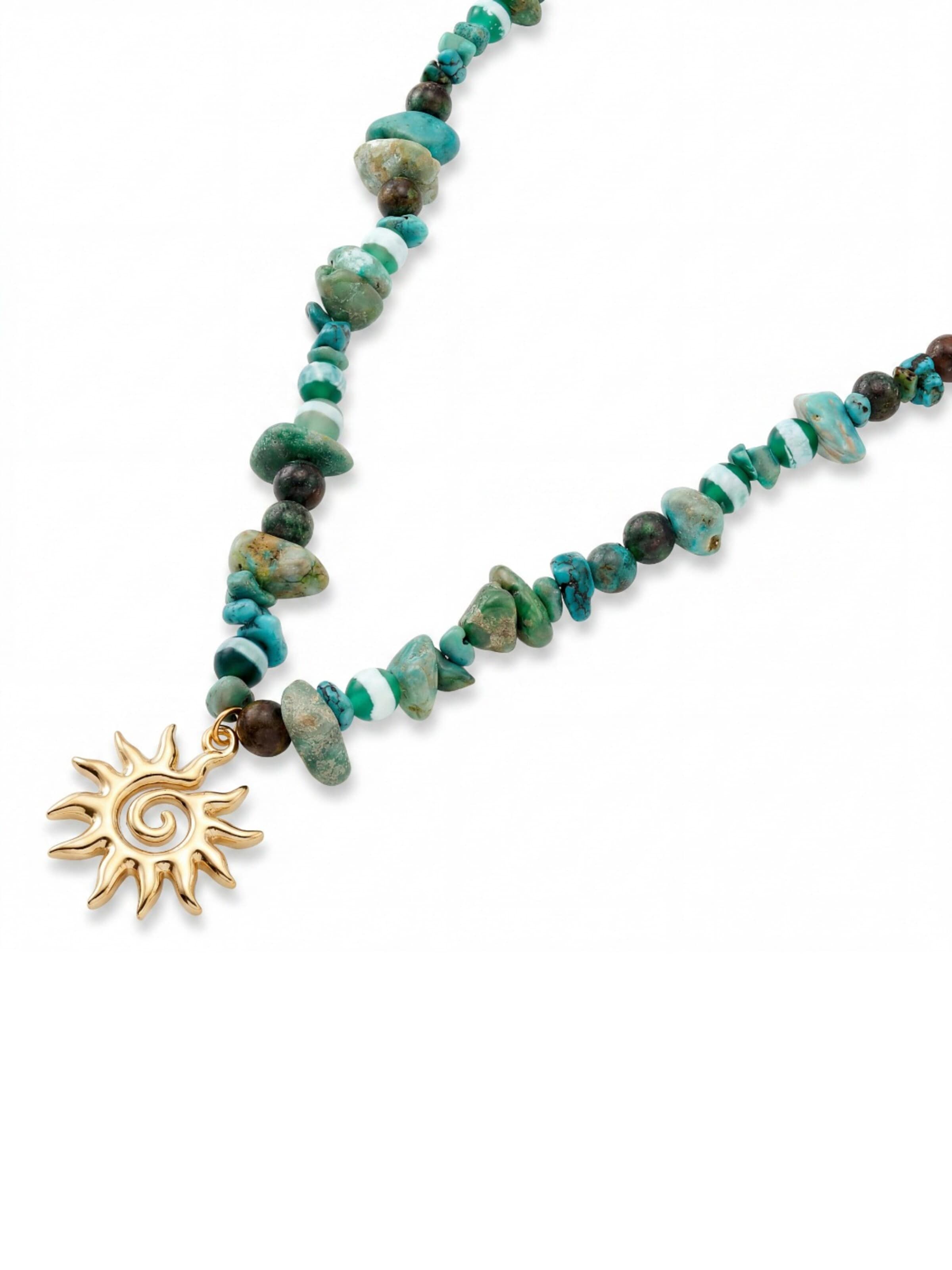 Arkai Necklace 'Mediterranean' in Green
