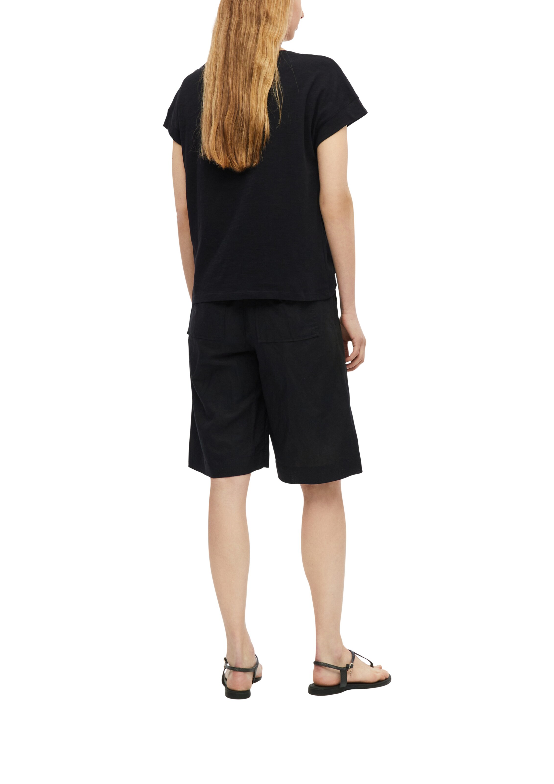 s.Oliver T-Shirt in Schwarz