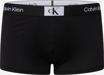 Boxeri de la Calvin Klein Underwear pe negru: față