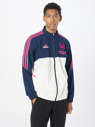 ADIDAS SPORTSWEAR Athletic Jacket 'FC Arsenal Condivo 22' in Blue: front