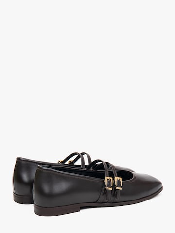 Estro Riemchenballerina '09-28781' in Schwarz