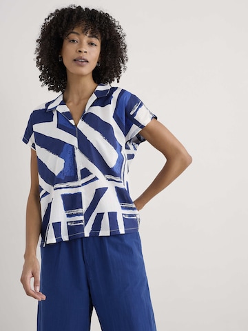 Camicia da donna di Seasalt Cornwall in blu: frontale
