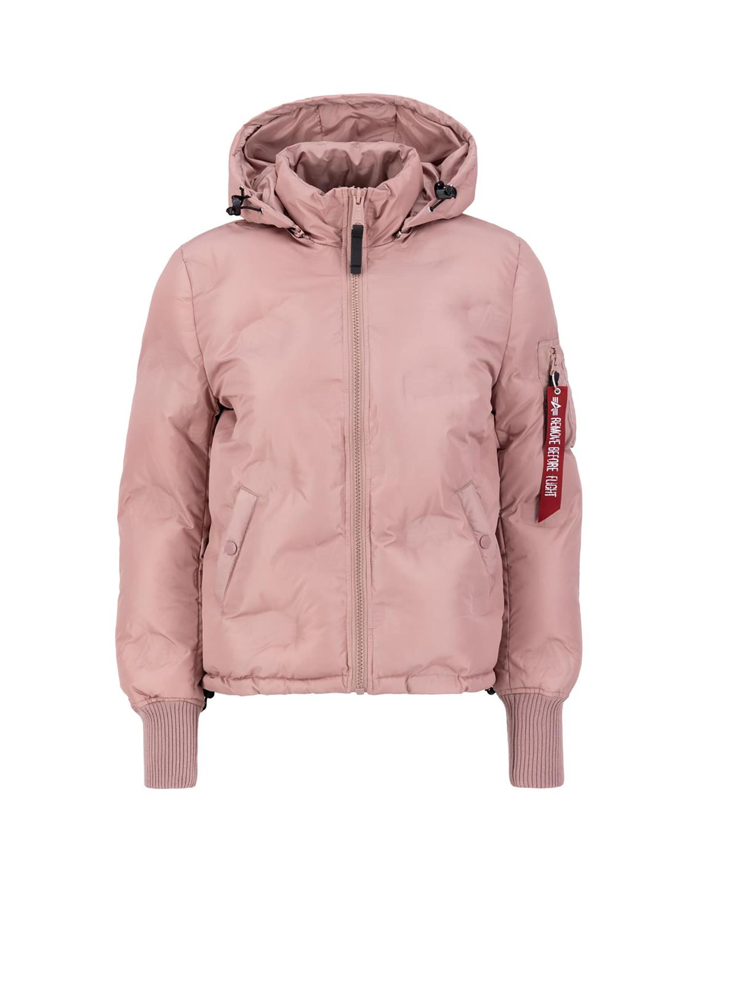 ALPHA INDUSTRIES Winter Jacket in Pink: front