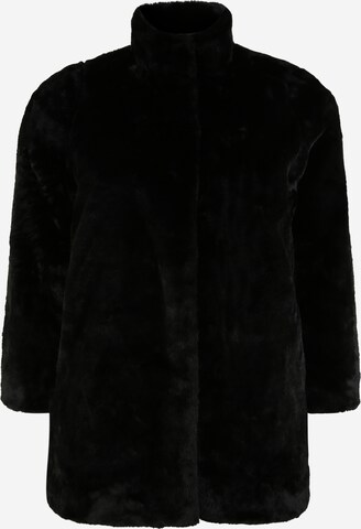 Vero Moda Curve Between-Seasons Coat 'Thea' in Black: front