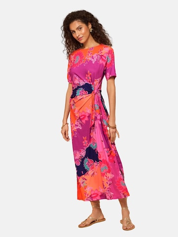 love & roses Jurk in Oranje: voorkant