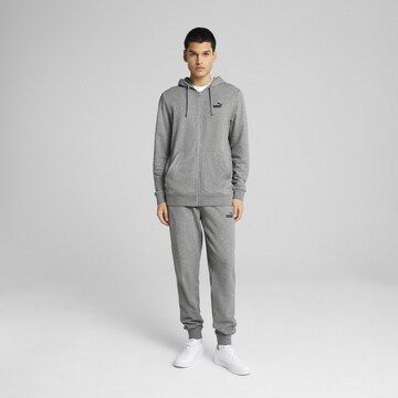 PUMA Sportsweatvest 'Essentials No. 1' in Grijs: voorkant