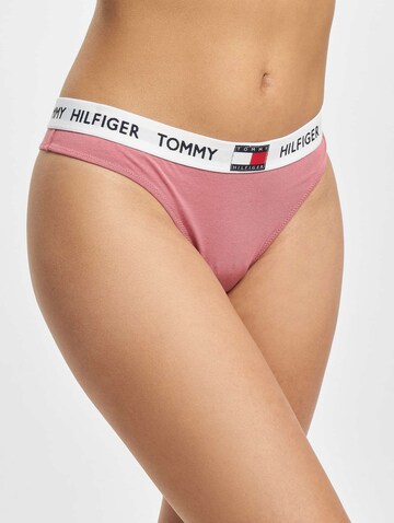 Regular String Tommy Hilfiger Underwear en rose : devant
