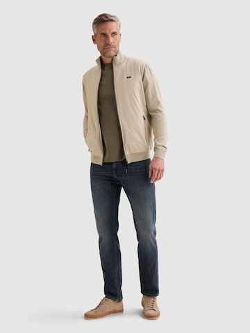 Giacchetta 'Cardigan in cotton/modal with zipper closure' di VANGUARD in grigio