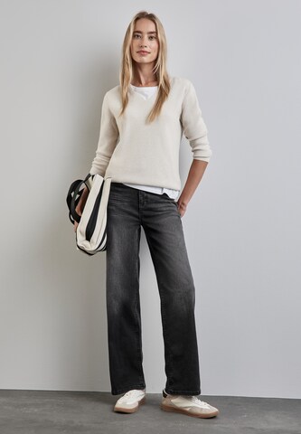 STREET ONE Loose fit Jeans in Grey: front