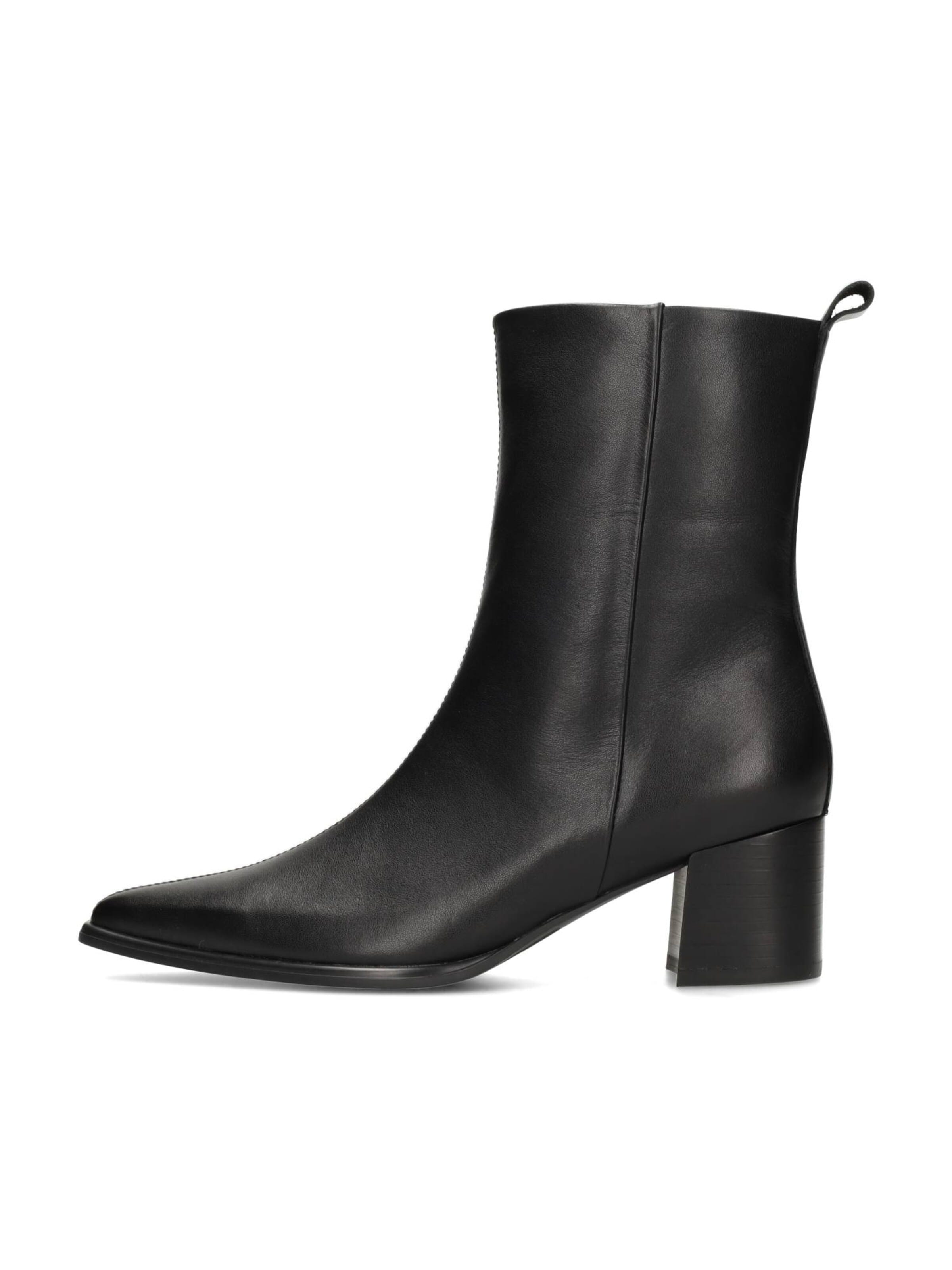 Bottines 'FEBE' Poelman en noir : devant